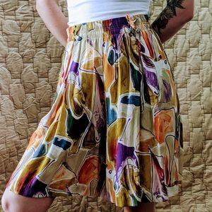 vtg 80's funky shorts